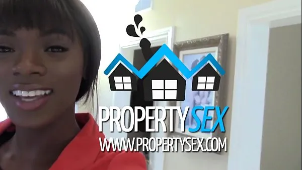 Hot PropertySex - Beautiful black real estate agent interracial sex with buyer cool Clips
