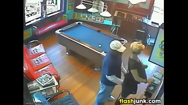 Hot stranger caught having sex on CCTV cool Clips