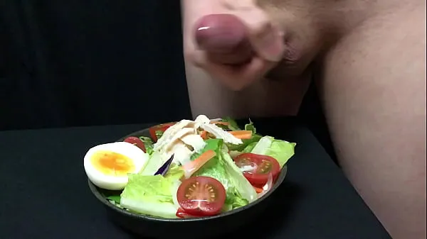 Menő Cumshot on Salad menő klipek