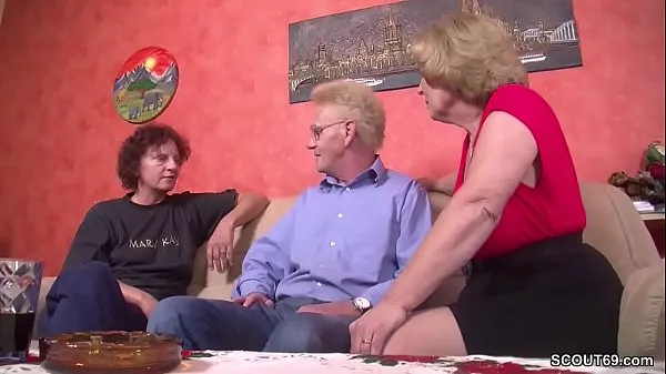 Hot Grandma and Grandpa do it with the horny neighbor cool Clips