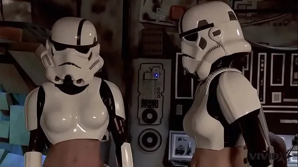 Clips Vivid Parody - 2 Storm Troopers disfrutan de una polla wookie interesantes