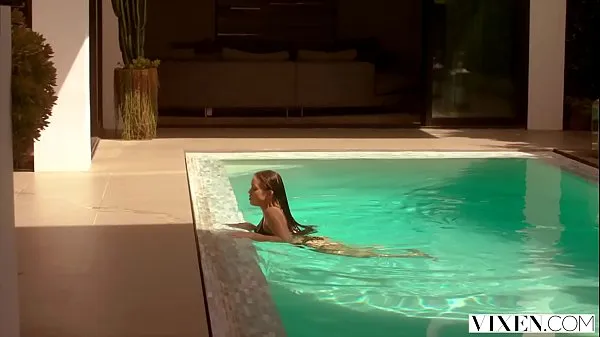 Hot VIXEN Two Naughty College Students Sneak Into A Pool and Fuck A Huge Cock cool Clips