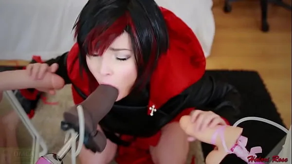 Heiße Ruby Rose von RWBY nimmt 3 Schwänze aufcoole Clips