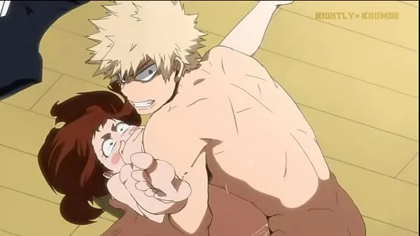 Горячие boku no hero academia Uraraka и Bakugo сделано nightly-krumbs крутые клипы