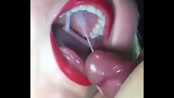 Éjaculation bouche clips sympas