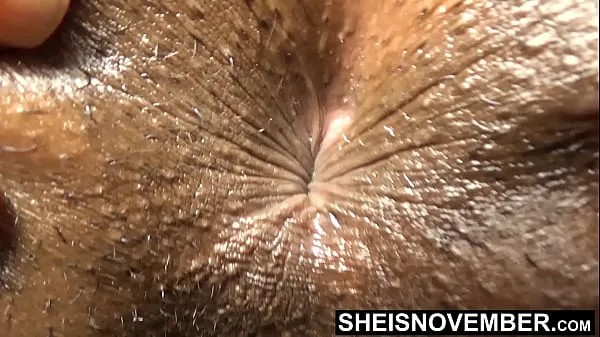 Hot My Extremely Closeup Big Brown Booty Hole Anus Fetish, Winking My Cute Young Asshole, Arching My Back Naked, Petite Blonde Ebony Slut Sheisnovember Posing While Spreading Her Wet Pussy Apart, Laying Face Down On Sofa on Msnovember cool Clips
