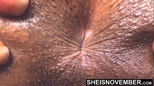 Hot The Above Point Of View Of My Cute Brown Ass Hole Closeup In Slow Motion While Poking Out My Shaved Pussy Lips Fetish, Horny Blonde Black Whore Sheisnovember Laying Prone On Her Dark Sofa Completely Naked Exposing Her Young Hips on Msnovember cool Clips