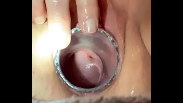 Pussy spread painfully exposing cervix Klip keren yang keren