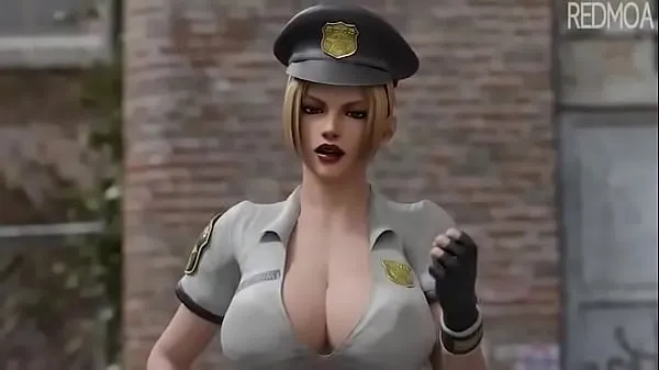 Hot female cop want my cock 3d animation cool Clips