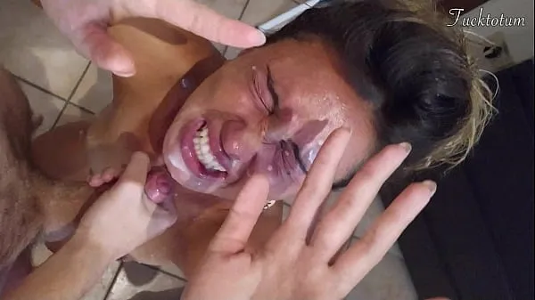 Hot Girl orgasms multiple times and in all positions. (at 7.4, 22.4, 37.2). BLOWJOB FEET UP with epic huge facial as a REWARD - FRENCH audio cool Clips