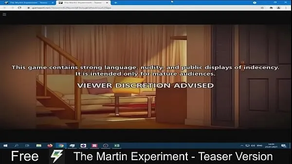 Sıcak The Martin Experiment Visual Novel Adult harika Klipler