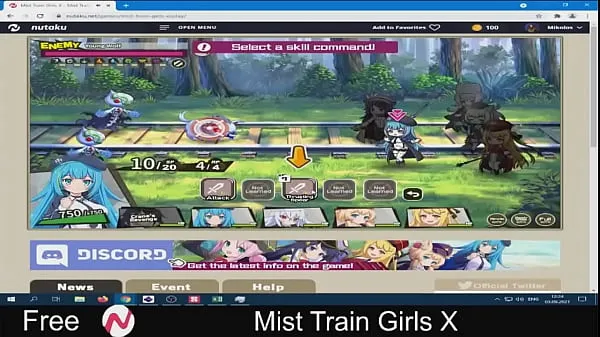 हॉट Mist Train Girls X ( free game nutaku ) RPG JRPG शानदार क्लिप्स