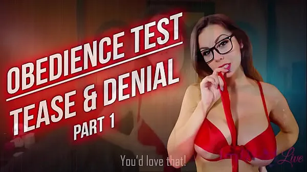 Sıcak OBEDIENCE TEST - TEASE & DENIAL - PART 1 - Preview - ImMeganLive harika Klipler