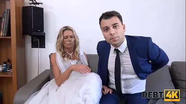 Hot DEBT4k. Brazen guy fucks another mans bride as the only way to delay debt cool Clips