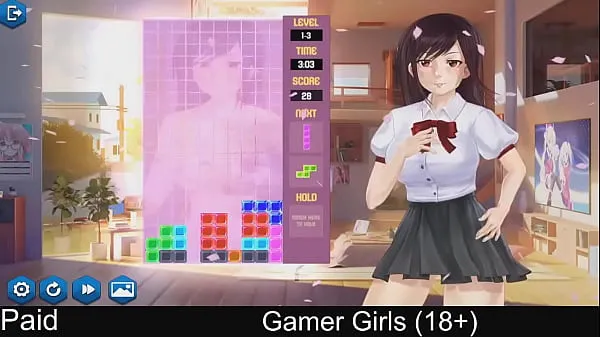 Gamer Girls (18 ) part1 (jogo Steam) tetris clipes legais