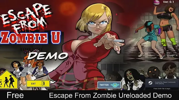 ホットなEscape From Zombie U (Steam デモゲーム) アドベンチャー カジュアル ポイント＆クリッククールなクリップ