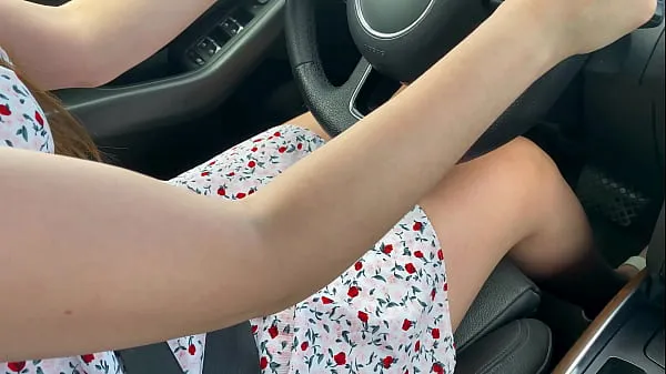 Hot Stepmother: - Okay, I'll spread your legs. A young and experienced stepmother sucked her stepson in the car and let him cum in her pussy cool Clips