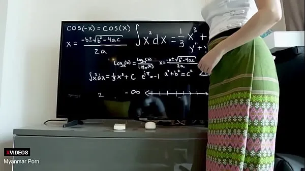 ホットなミャンマーの数学教師はハードコアセックスが大好きクールなクリップ