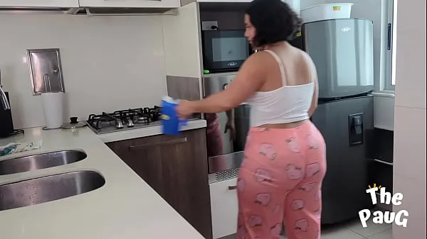 Hot Fucking with my roommate in the kitchen cool Clips